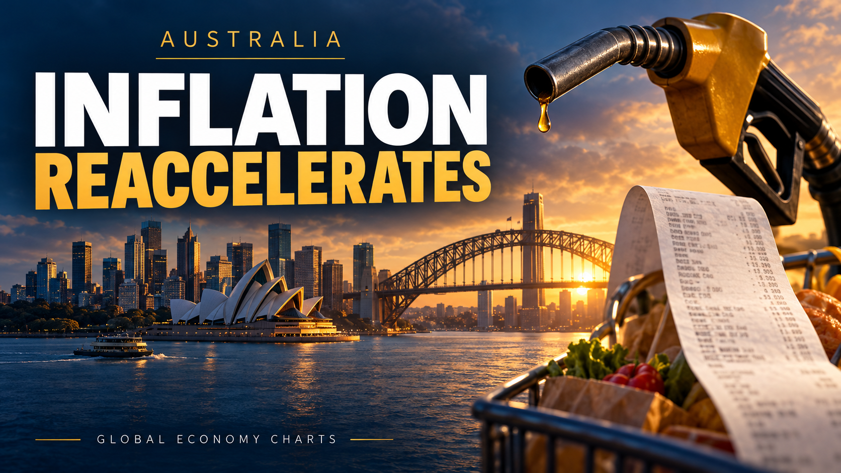 INFLATION REACCELERATES — editorial illustration
